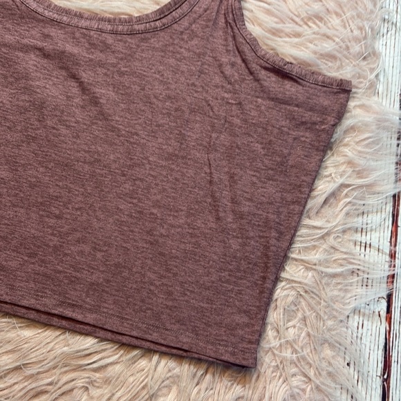 NWT Outdoor Voices All Day Crop Tank in Deep Taupe sz XXXL - Picture 5 of 8